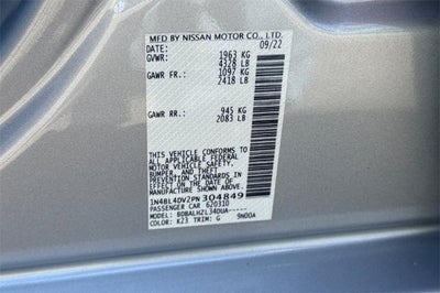 2023 Nissan Altima 2.5 SV